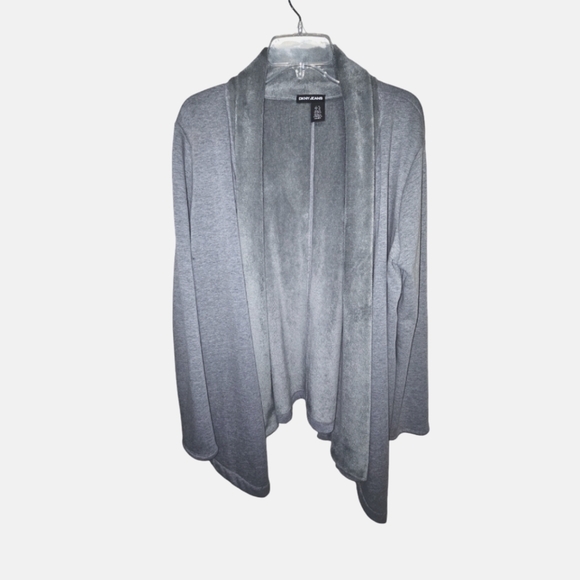 DKNY Jeans Women's Gray Cardigan Size XL - Picture 1 of 7